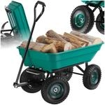 tectake&reg; Bollerwagen, Handwagen, Transporter mit Kippfunktion, Rollwagen mit