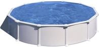 Gre Pool KITPR558 Atlantis - Aufstellpool aus Stahl, rund, mit wei&szlig;es Aussehen.