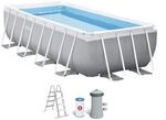 Intex 4M X 2M X 1M Prism Frame Rectangular Pool Set