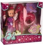 Simba 105738667 - Evi Love Little Fairy & Pony, Spielpuppe als Prinzessin mit