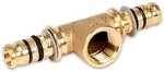GEBERIT Mepla Press Rotguss T-St&uuml;ck mit IG [20x2,5mm - 1/2''- 20x2,5mm],...