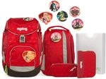 Ergobag Pack K&uuml;ss Den B&auml;r Schulrucksack Set 6tlg, Rot
