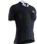 X-Bionic Invent 4.0 Kurzarm-Radsport-Kompressions-Jersey-T-Shirt mit Rei&szlig;verschluss