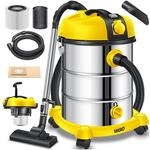 MASKO&reg; Industriestaubsauger Staubsauger Nass Trocken Sauger Edelstahl 2300W +
