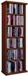 VCM CD Regal Holz | CD Regal mit Platz f&uuml;r 150 CDs oder 65 DVDs oder 36-Videos 