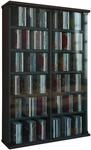 VCM Regal DVD CD Rack Turm Medienregal Medienschrank Aufbewahrung Schrank Holz