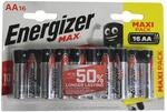 Energizer 11301606 - Batterien Alkaline AA / LR6, 16 St&uuml;ck, leistungsstarke Mignon