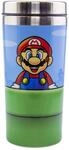 Super Mario Warp Pipe Reisebecher - Offiziell Lizenzierte Nintendo Edelstahlflasche,