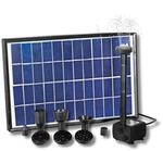 MAUK&reg; SOLAR SPRINGBRUNNEN mit Font&auml;ne 300l/h 12V + SAUERSTOFFZUFUHR Fische I