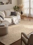 BT Carpet Wolly Teppich &ndash; Wohnzimmerteppich Flachgewebe Kurzflor Woll-Optik Wolle