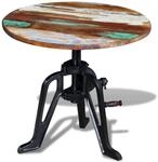 vidaXL Beistelltisch Couchtisch Wohnzimmer Massivholz Gusseisen...
