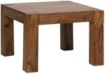 Wohnling Couchtisch Massiv-Holz Sheesham 60 cm breit Wohnzimmer-Tisch Design