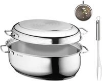 WMF Br&auml;ter mit Deckel backofengeeignet, 8,5l, Br&auml;ter Induktion, Cromargan