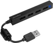 Speedlink SNAPPY Slim USB Hub - Passiver 4-Port USB Hub 2.0 - bis zu 480 Mbit/s, 4 x