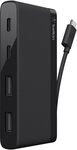 Belkin USB-C 4-Port Mini Hub (mit integriertem USB-C Kabel, USB-C Hub f&uuml;r MacBook