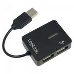 Logilink USB-HUB Smile 4-Port O. NT SCHWARZ