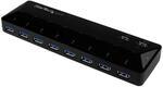 StarTech ST103008U2C 10-Port-USB 3.0-Hub schwarz