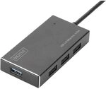 DIGITUS USB Hub &ndash; 4-Port USB 3.2 Gen 1 Hub Typ A &ndash; bis 5 Gbit/s | Kompakt &