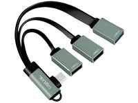 LogiLink UA0361 - USB-C™ (USB 3.1 Gen1 bis 5Gbps) Hub mit 90° gewinkeltem...