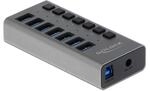 Delock 63669 Externer SuperSpeed USB Hub mit 7 Ports + Schalter