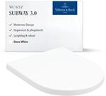 Villeroy & Boch WC-Sitz Subway 3.0 - Toilettendeckel Stone White matt aus robustem