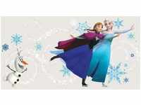 RoomMates RM - Disney Frozen Anna, ELSA & Olaf mit Alphabet Wandtattoo, PVC, bunt, 48