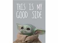 Komar 50 x 70 cm Star Wars Mandalorian The Child Chocolate Side | Baby Yoda,