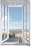 REINDERS Poster, Northsea Window, Schlafzimmer, Poster, Wanddeko, Room Decor,