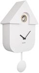 Karlsson Wanduhr Modern Cuckoo - Wei&szlig; - 8.5x21.5x41cm - Rechteck - Thermoplast -