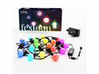 Twinkly Festoon - LED-Birnen-Lichterkette mit 20 RGB-LEDs - Intelligente Innen- und