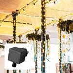 hellum-Lichternetz au&szlig;en warmwei&szlig;e Buschbeleuchtung 200 warm-wei&szlig;e LED 3x3m f&uuml;r