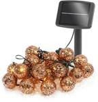 Esotec orientalische Solar Lichterkette Oriental Balls, 9,5m, 20 LEDs, warmwei&szlig;,