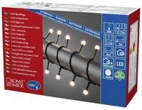 Konstsmide LED Globelichterkette, runde Dioden, 160 warm wei&szlig;e Dioden, 24V