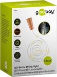 goobay 57866 3 x 10 LED Flaschenlichterkette, Flaschenlicht - Zum Einlegen in