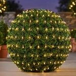 Spetebo LED Lichterkette f&uuml;r Buchsbaum Kugel mit 144 LED - &Oslash; 120cm -...