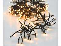 LED Weihnachtsbaum Lichterkette warmweiß - Länge 5,5 m / 768 LED - Büschel