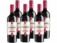 Freixenet Mederaño Tinto Lieblich (6 x 0,75 l) - Lieblicher Rotwein aus Spanien,