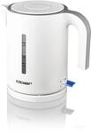Cloer 4121 Wasserkocher 1,2 l mit herausnehmbarem Kalkfilter, beidseitige