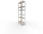 shelfplaza Home 180x30x60cm Schwerlastregal verzinkt mit 6 B&ouml;den x 145kg 