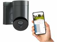 Somfy 2401563 - Smart Home Außenkamera grau | Überwachungskamera | Full HD-Kamera