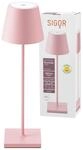 SIGOR Nuindie - Dimmbare LED Akku-Tischlampe Indoor & Outdoor, IP54