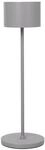 blomus Mobile LED-Tischleuchte FAROL | Aluminium | Farbe Satellite | kabellose
