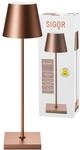 SIGOR Nuindie - Dimmbare LED Akku-Tischlampe Indoor & Outdoor, IP54