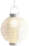 Solar Laterne Outdoor 20cm Nylon LED Lampion Solarlampion Au&szlig;en Solarlaterne
