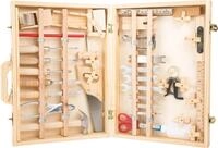 small foot Werkzeugkoffer Deluxe aus Holz, mit Zubeh&ouml;r, wie Hammer, S&auml;ge, Hobel