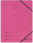 herlitz 11159654 Eckspanner A4 "Quality", fuchsia, 5 St&uuml;ck