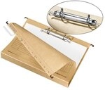 herlitz H&auml;ngesammler A4 mit Ringmechanik und Hartpappeboden, R&uuml;ckenbreite 4 cm, mit