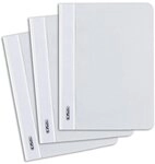 Herlitz Schnellhefter A5, Kunststoff, wei&szlig;, 10 St&uuml;ck