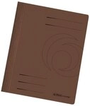 Herlitz 10900223 Schnellhefter A4 aus Karton gefaltet in braun