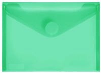 FolderSys - Dokumententaschen A6 quer, PP-Farbe: transparent gr&uuml;n transluzent